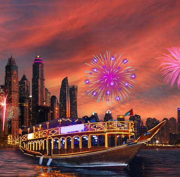 New Year Party Dubai Marina Upper Deck (2023)